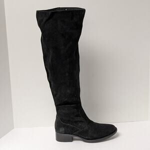 Born Cricket Over-The-Knee Tall Boots, Black Suede, Women's 6 M